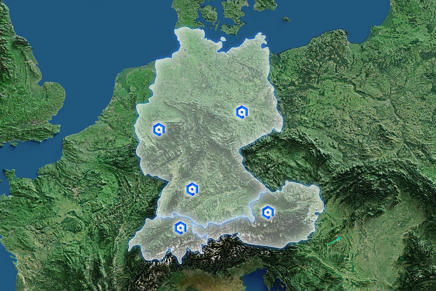 Standorte in Deutschland, Österreich und der Schweiz