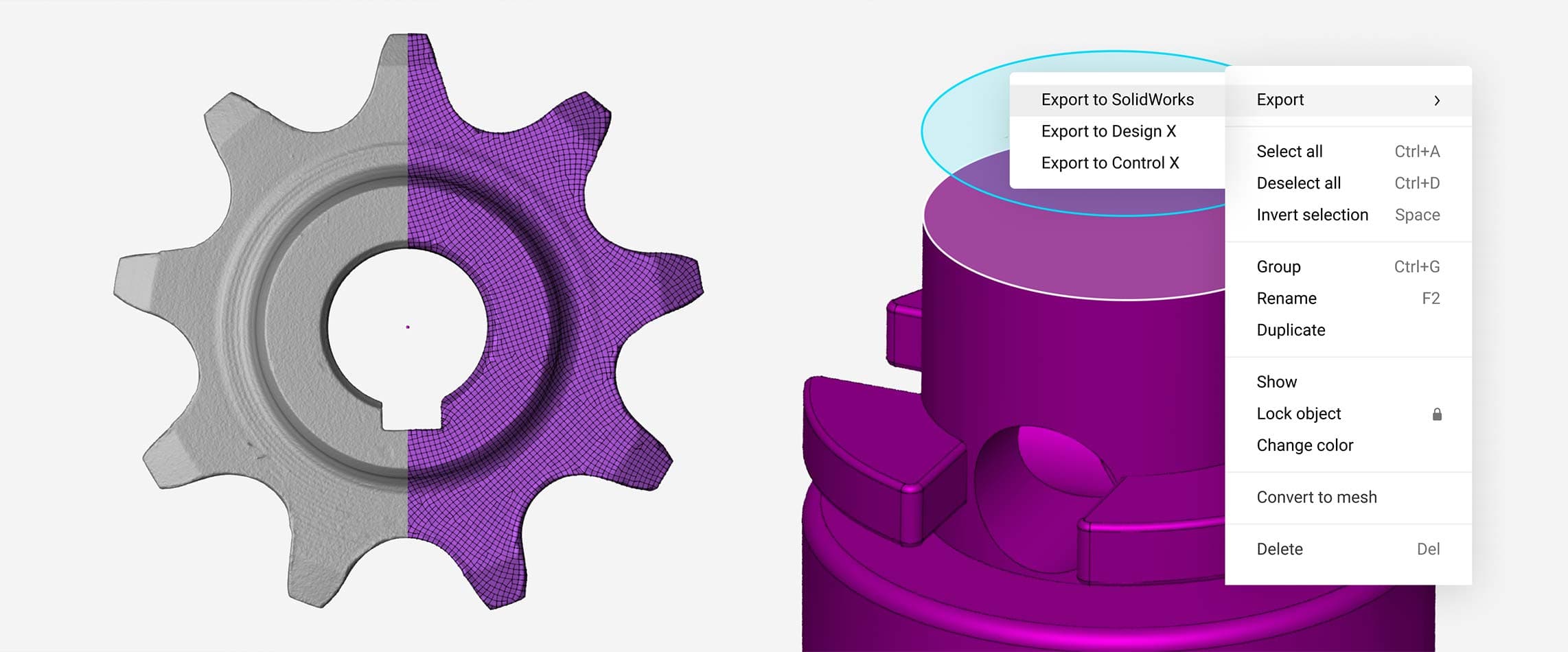 3D Software Artec Studio in Kombination mit Micro II