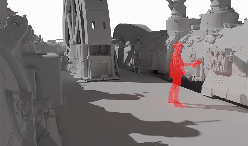 Artec Ray II Automatische Personenentfernung