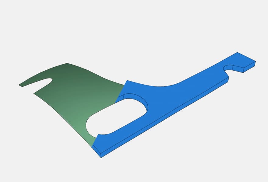 Artec Studio Reverse Engineering Flächen aufdicken