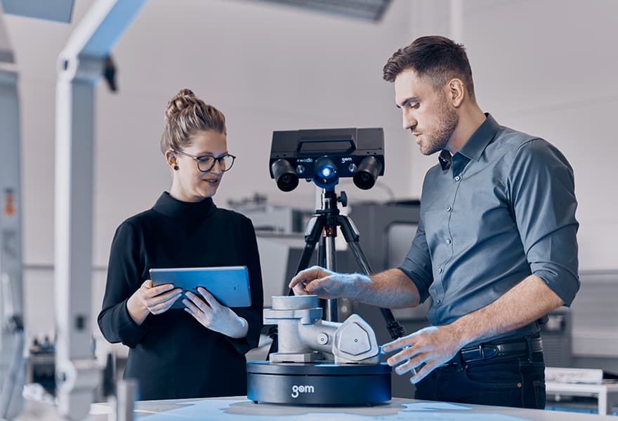 3D Scanner ZEISS ATOS Q automatisiertes Scannen