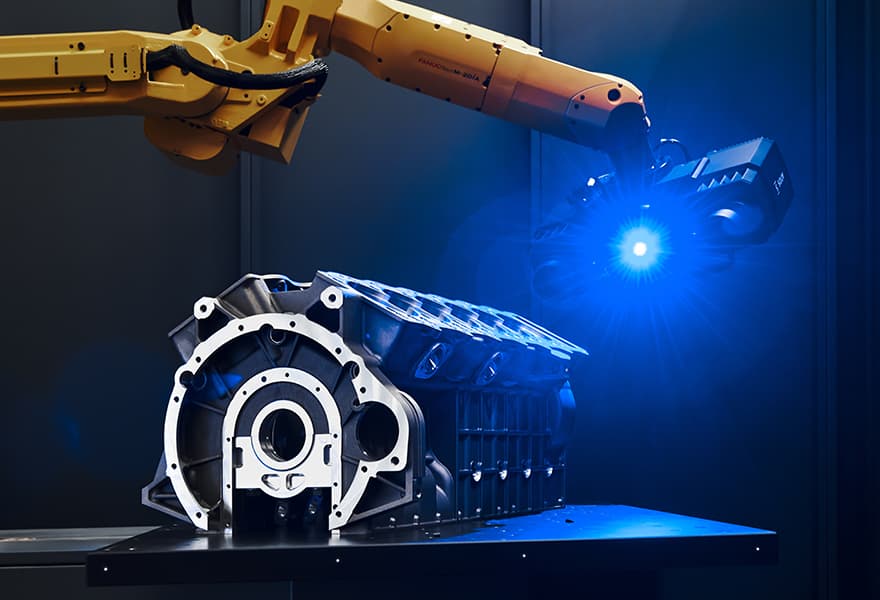 3D Scanner ATOS Q für Gießen und Schmieden