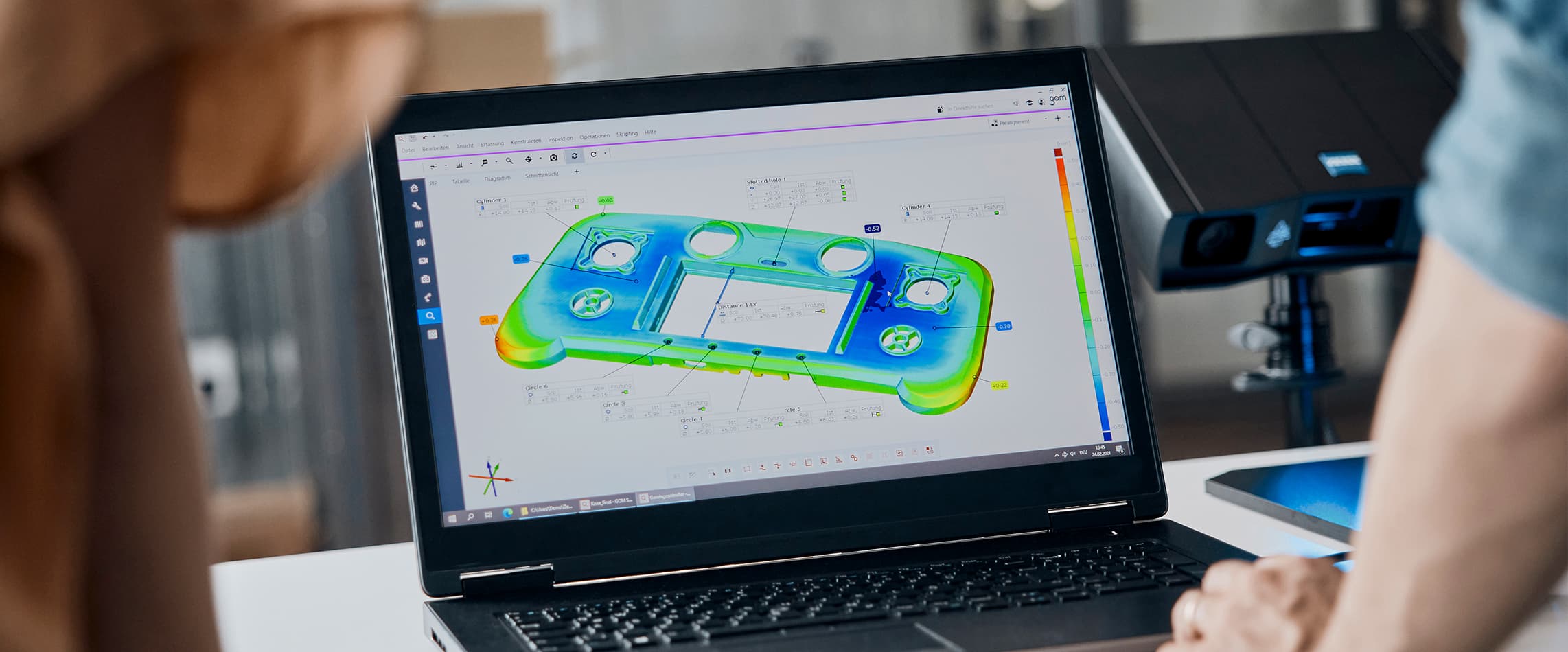 3D Scanner ZEISS GOM Scan 1 Software GOM Inspect
