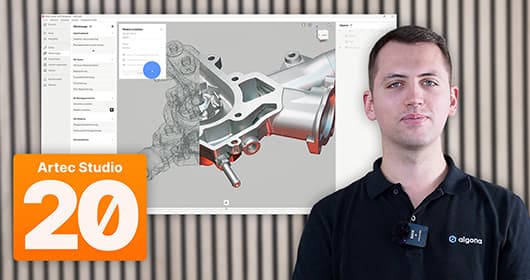 Neue Funktionen der 3D Software Artec Studio 20