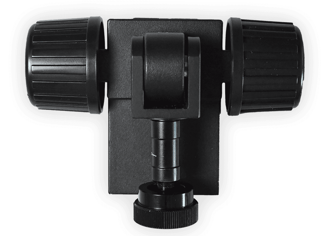 Fokus-Block für Stativ mit Auslegearm