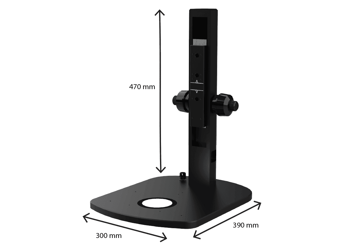 Stativ mit Feintrieb Premium mit Durchlicht - Bild 2