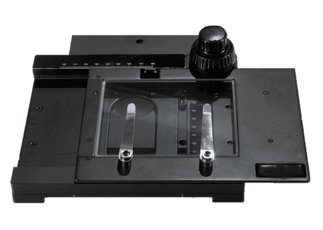 XY Tisch mit Feintrieb für Durchlicht