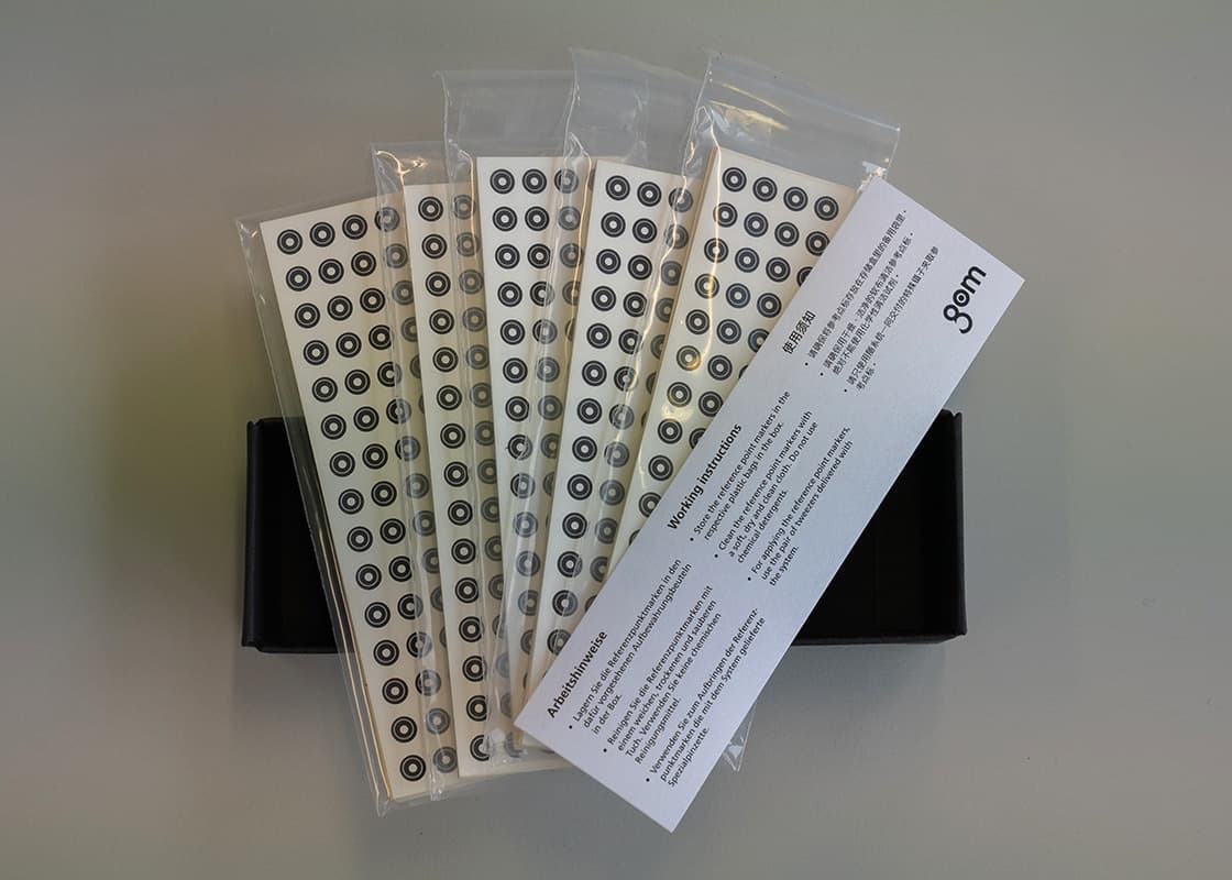 GOM Referenzpunkte 1,5mm