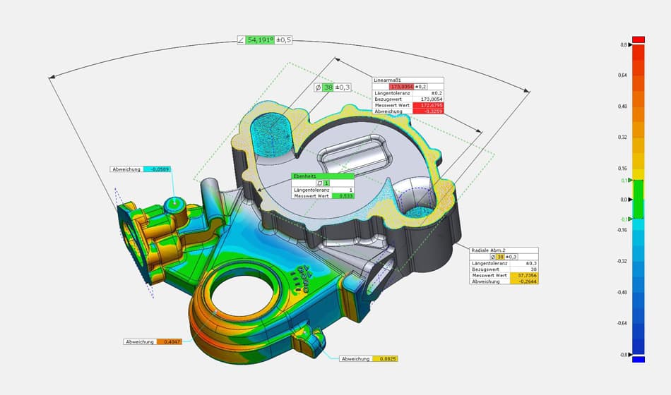 3D Scanner Auswertung der Messdaten