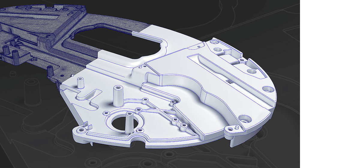 Leistungsstarke Software für Flächenrückführung