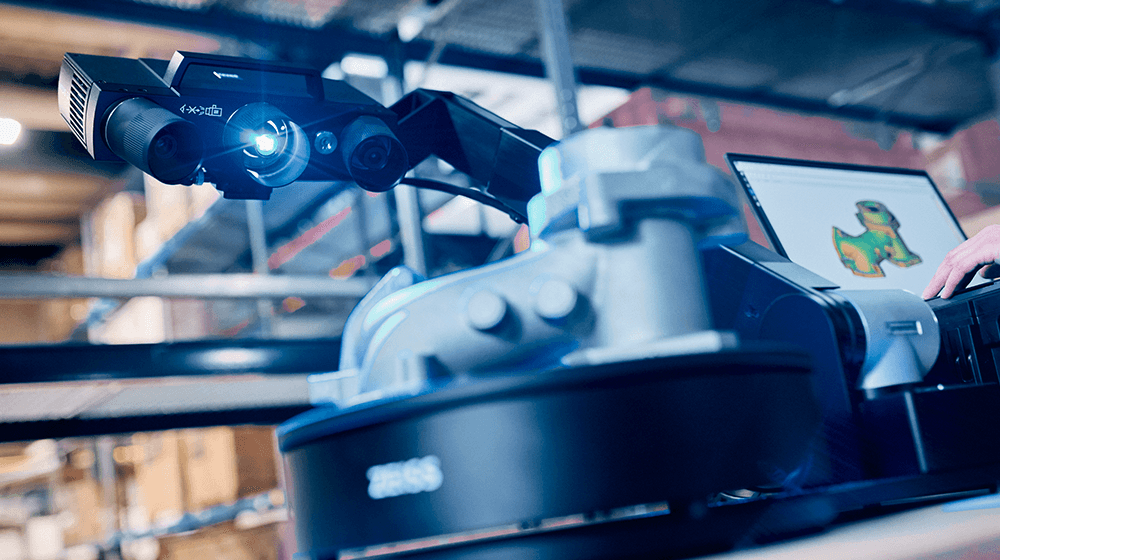 3-achsiges automatisiertes 3D-Scannen