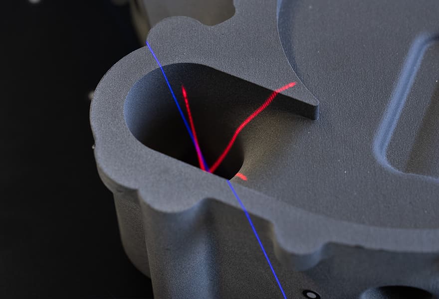 ZEISS T-SCAN hawk 2 Scanmodus Laserlinien