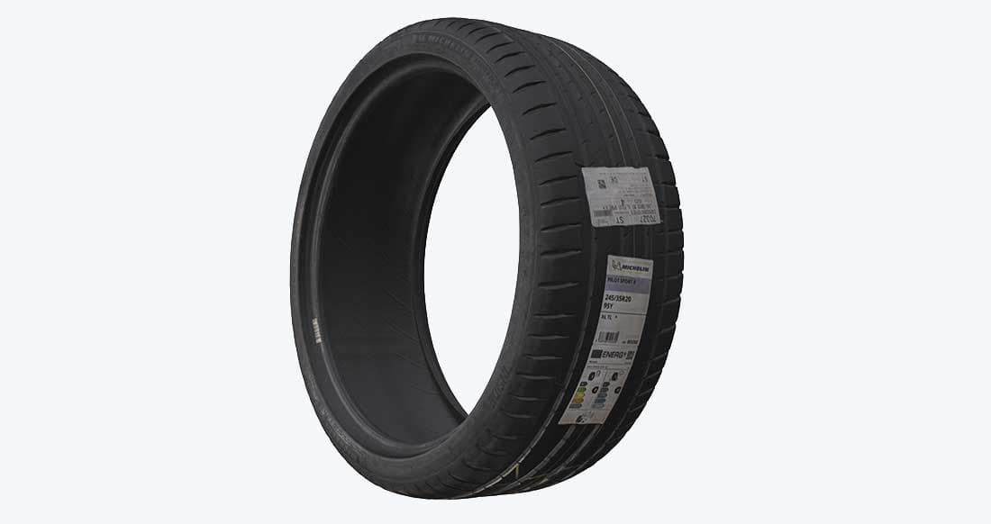 3D Scanbeispiel Artec Leo: Autoreifen