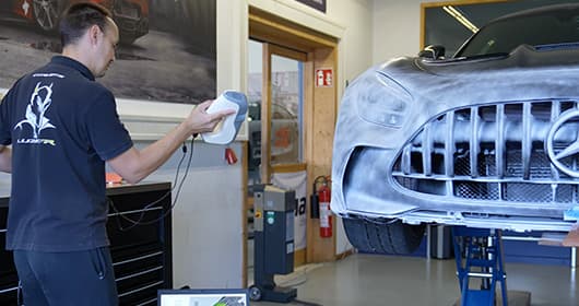 Scan-zu-CAD: Clay-Modelle digitalisieren | Upgrade für den Mercedes AMG GT Black Series