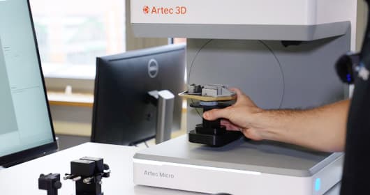 Artec Micro II – 3D Scan Spritzgussbauteil
