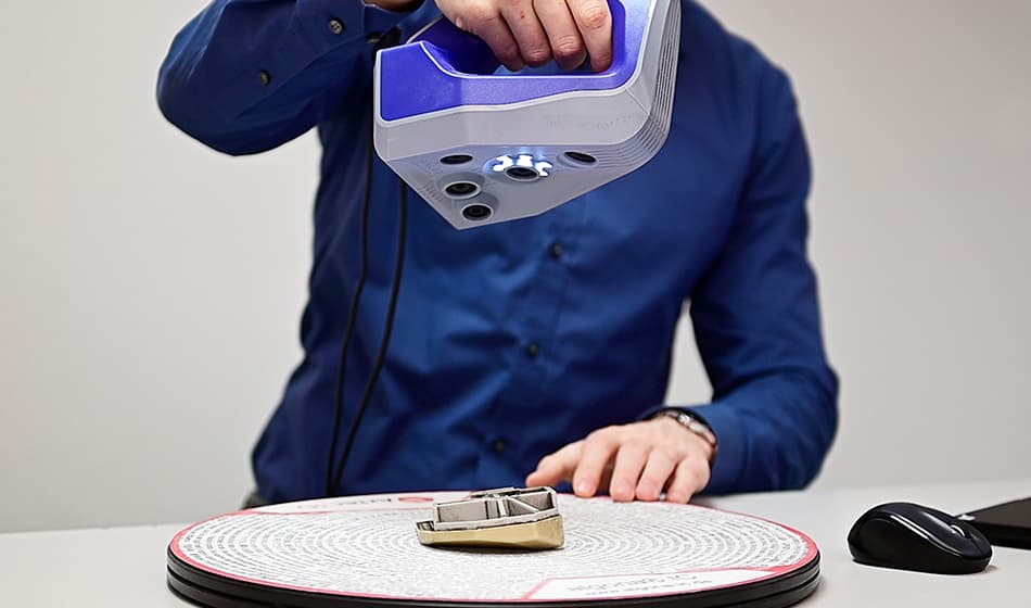 Reverse Engineering Erfassung mit einem 3D Scanner