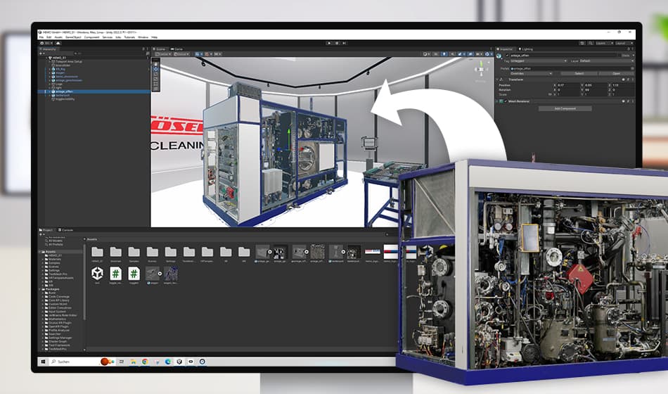 Virtuelle Showrooms mit Unity oder Unreal Engine