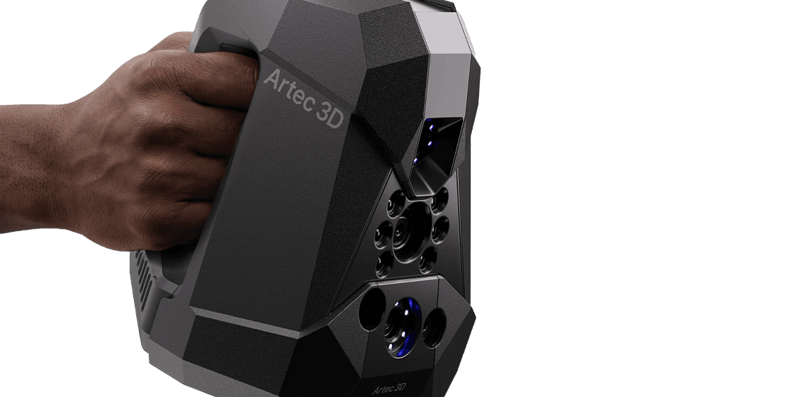 Artec Neo vereint das Beste aus zwei Scanning-Welten: Genauigkeit, Geschwindigkeit, Farbe und Auflösung 