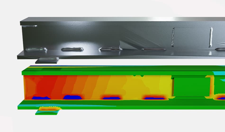 Schweißverzug- und Schweißpunktkontrolle mit 3D Messtechnik